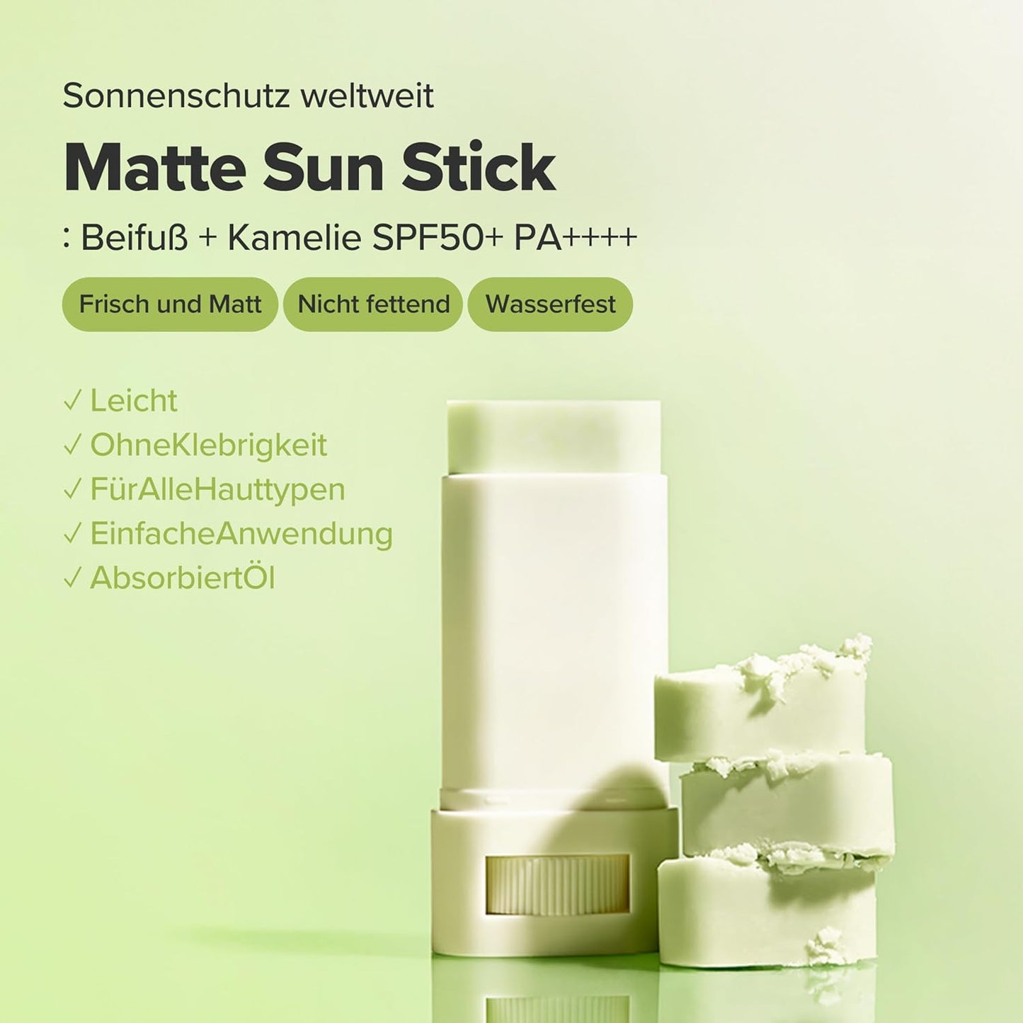 Matte Sun Stick : Mugwort + Camilia 18g